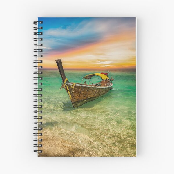 Item preview, Long Tail Boat Sunset Thailand  designed and sold by AJEvans.