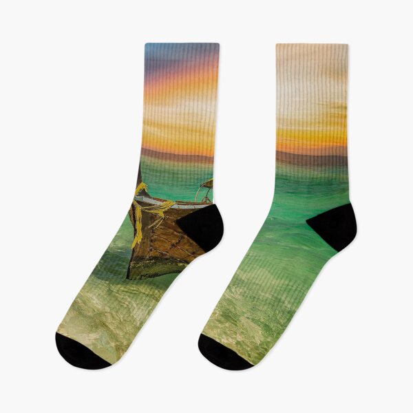 Item preview, Long Tail Boat Sunset Thailand  designed and sold by AJEvans.