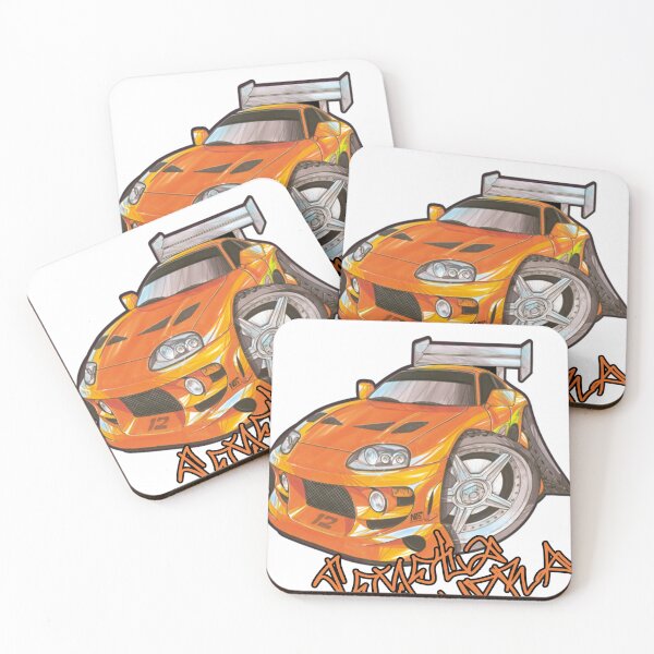 Item preview, Toyota Supra drawing style designed and sold by PECAdigital.