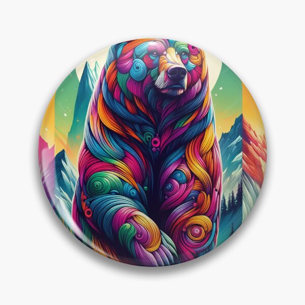 Item preview, Psychedelic Bear Triptych designed and sold by Arte-Excellency.