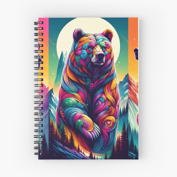 Item preview, Psychedelic Bear Triptych designed and sold by Arte-Excellency.