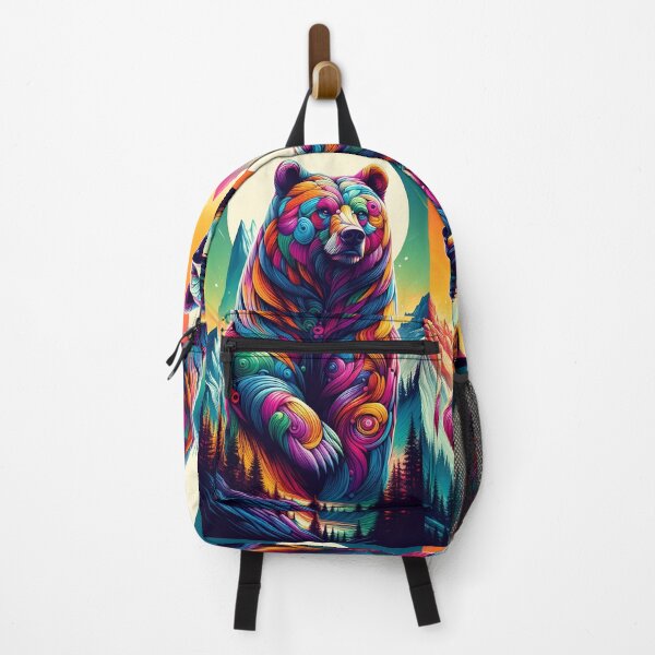 Item preview, Psychedelic Bear Triptych designed and sold by Arte-Excellency.