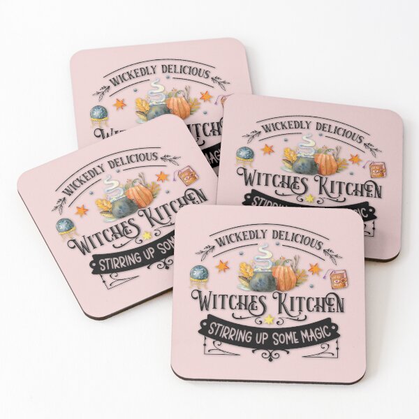 Item preview, Boho Blush Pink, Cottagecore - Wickedly Delicious, Witches Kitchen, Stirring Up Some Magic, AlaskaMagick designed and sold by Alaska Magick.