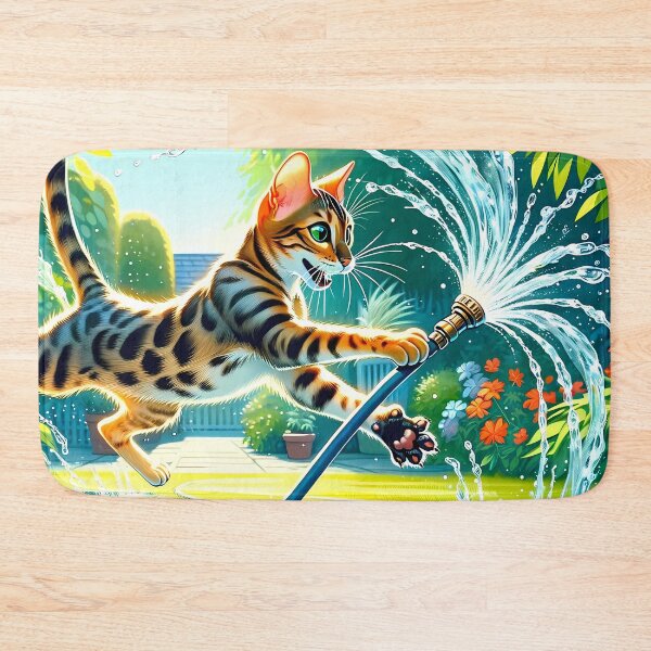 Item preview, Aquatic Acrobatics: Kitty's Waterworks designed and sold by Felix Tanner.