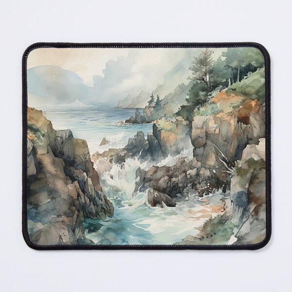 Item preview, Rocky Coastline 3 designed and sold by Made-by-Gus.