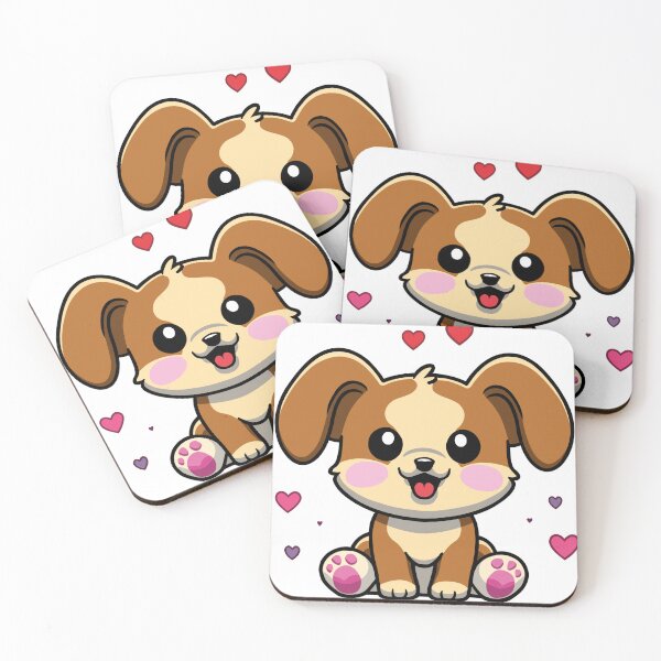 Item preview, Adorable puppy in love with hearts designed and sold by Grey House.
