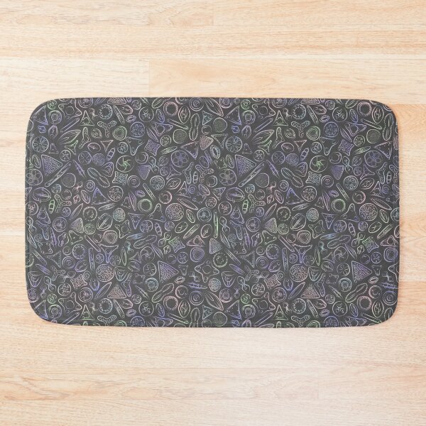 Item preview, Diatoms in Pastels on Grey designed and sold by Squilla Design Studio.