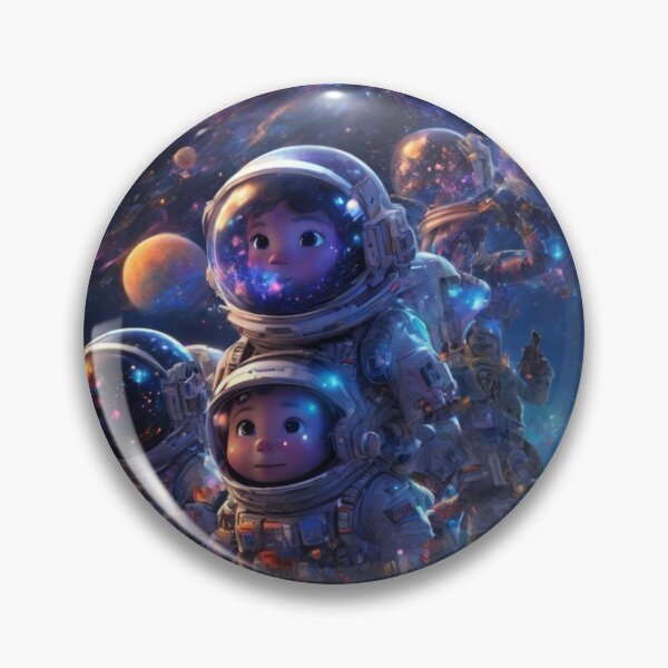 Item preview, Cartoon image children cosmonauts. designed and sold by Cherryblossom50.