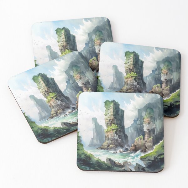 Item preview, Steep cliffs 1 designed and sold by Made-by-Gus.