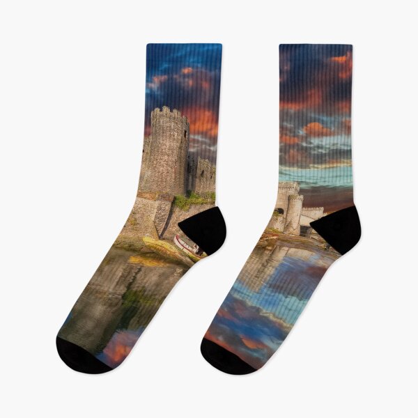 Item preview, Conwy Castle Sunset designed and sold by AJEvans.