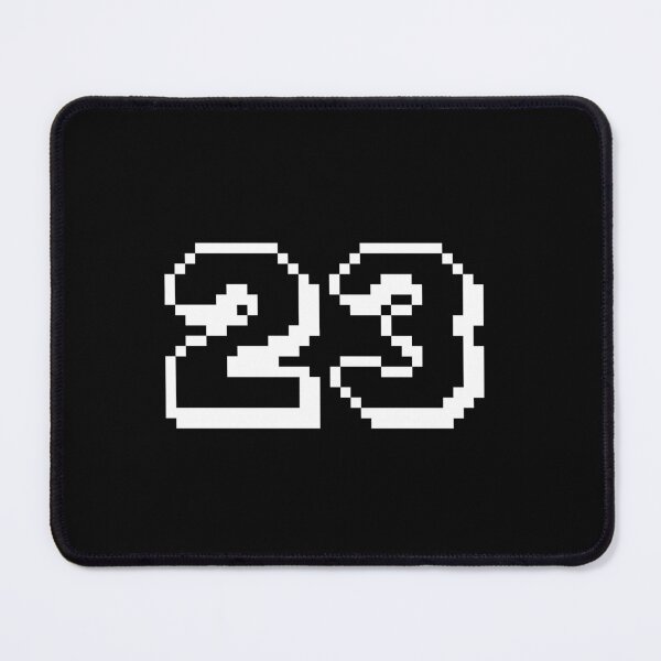Item preview, 23, twenty-three, white, retro video game, 1 up! designed and sold by Numbers-Art.