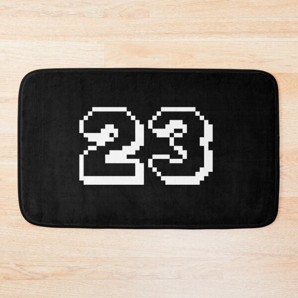 Item preview, 23, twenty-three, white, retro video game, 1 up! designed and sold by Numbers-Art.