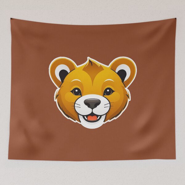 Item preview, Little Lion Cub Logo The PixelPunny Animal Collection designed and sold by PixelPunny.
