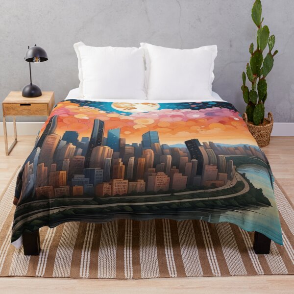 Item preview, Metropolitan Dreams Under a Mystical Celestial Dome designed and sold by ArtComixHaven.