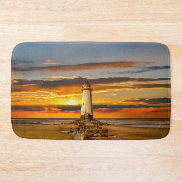 Item preview, Point of Ayr Lighthouse Sunset designed and sold by AJEvans.