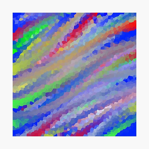 Item preview, Vibrant and Fun Geometric full print graphic design. designed and sold by RedBubble Dawson.