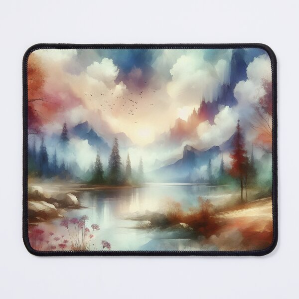 Item preview, "Water-colored Fantasy Mood 4:Throw Pillow designed and sold by LLdreams.