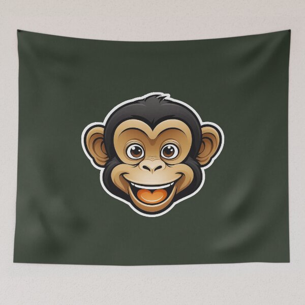 Item preview, Little Monkey Logo The PixelPunny Animal Collection designed and sold by PixelPunny.