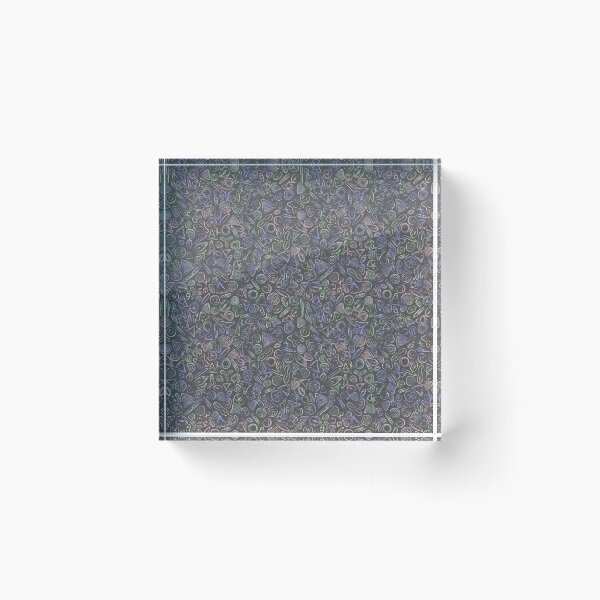 Item preview, Diatoms in Pastels on Grey designed and sold by Squilla Design Studio.