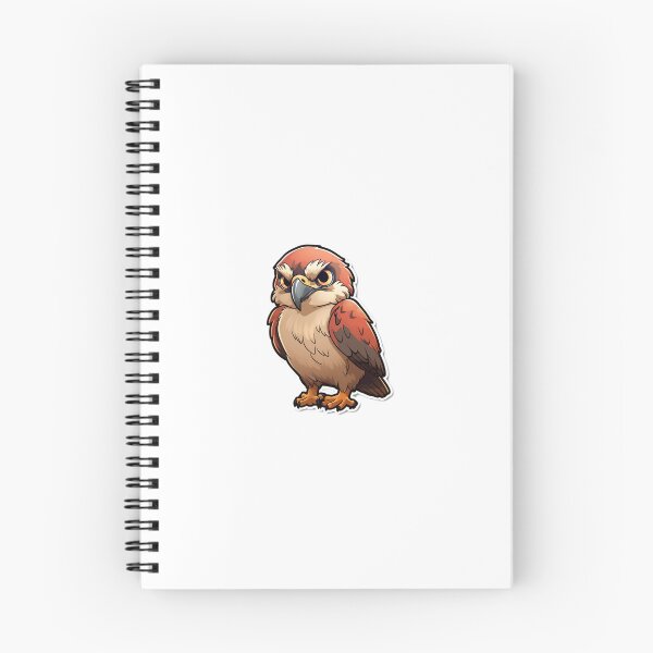 Item preview, Red Tailed Hawk Kawaii US Bird Inspired Art and Stickers designed and sold by CDC40.