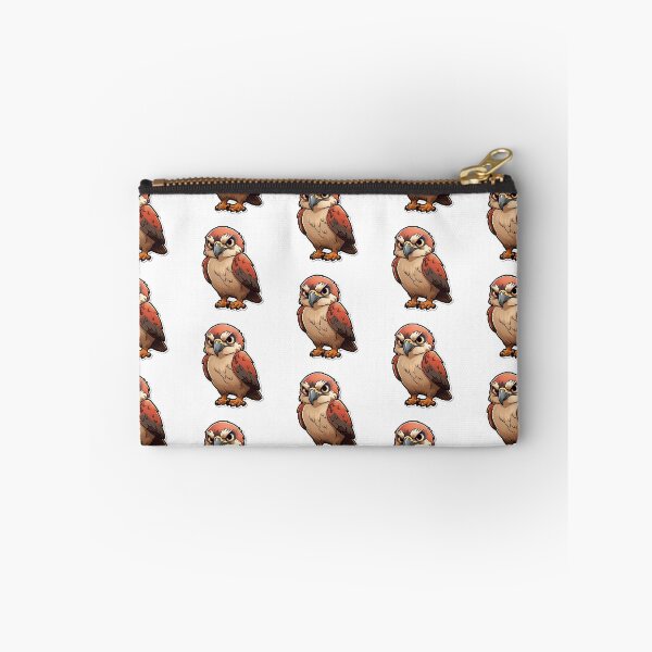 Item preview, Red Tailed Hawk Kawaii US Bird Inspired Art and Stickers designed and sold by CDC40.