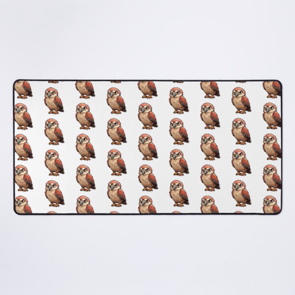 Item preview, Red Tailed Hawk Kawaii US Bird Inspired Art and Stickers designed and sold by CDC40.
