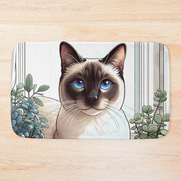 Item preview, Serene Siamese and the Succulent Sanctuary designed and sold by Felix Tanner.