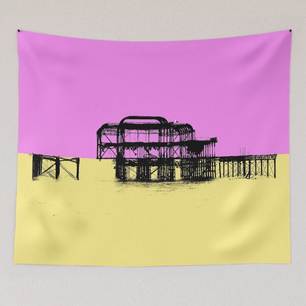 Item preview, Billy BRightOn on Brighton West Pier Pop Art  designed and sold by StudioFlea.