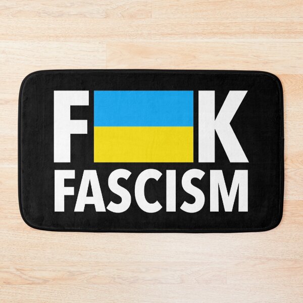Item preview, F Fascism - Censored with Ukrainian Flag designed and sold by Thelittlelord.