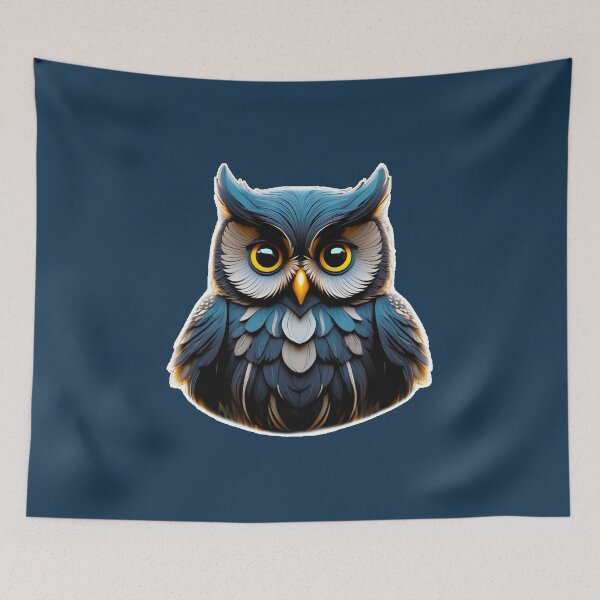 Item preview, Little Owl Logo The PixelPunny Animal Collection designed and sold by PixelPunny.