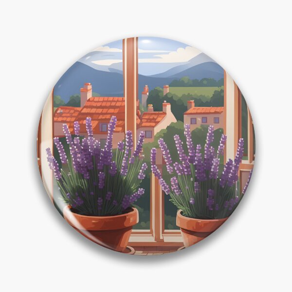 Item preview, Pixel Art Potted Lavender designed and sold by VeiledVision.