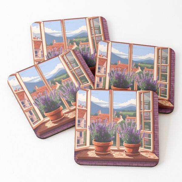 Item preview, Pixel Art Potted Lavender designed and sold by VeiledVision.