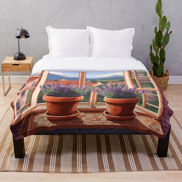 Item preview, Pixel Art Potted Lavender designed and sold by VeiledVision.