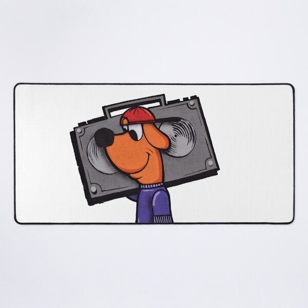 Item preview, A dog listening to music. Cartoon. designed and sold by Timoti-Shop.