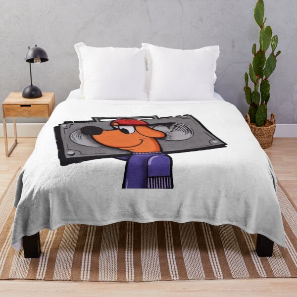 Item preview, A dog listening to music. Cartoon. designed and sold by Timoti-Shop.