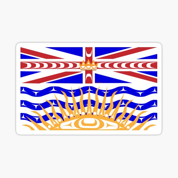 My Flag of BC Sticker