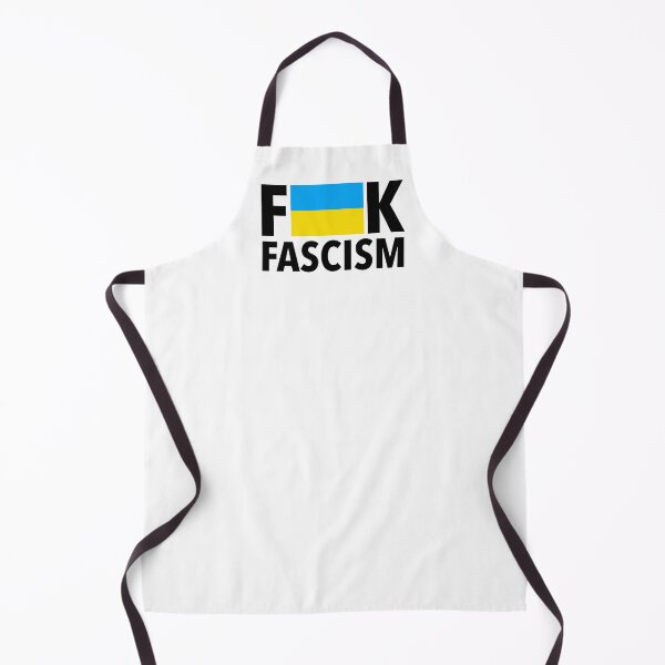 Item preview, F Fascism - Censored with Ukrainian Flag (rectangle) designed and sold by Thelittlelord.
