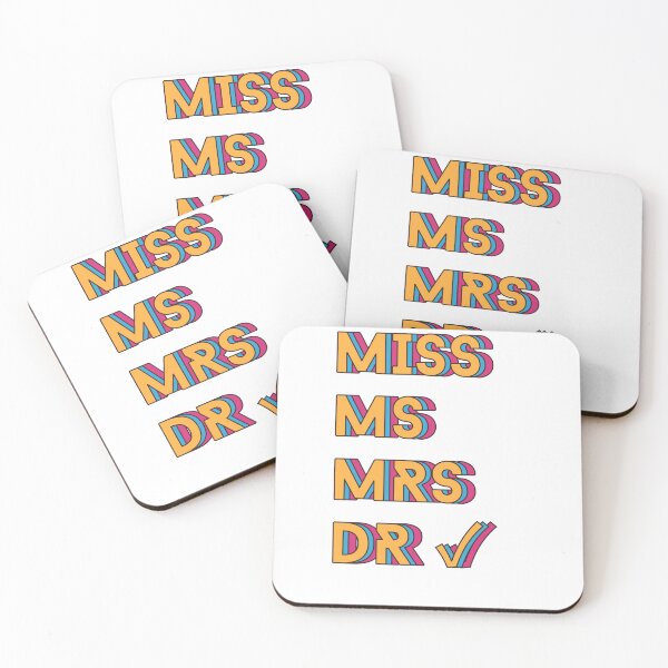 Item preview, Miss, Ms, Mrs, Dr ✓ designed and sold by PatronesKawai.