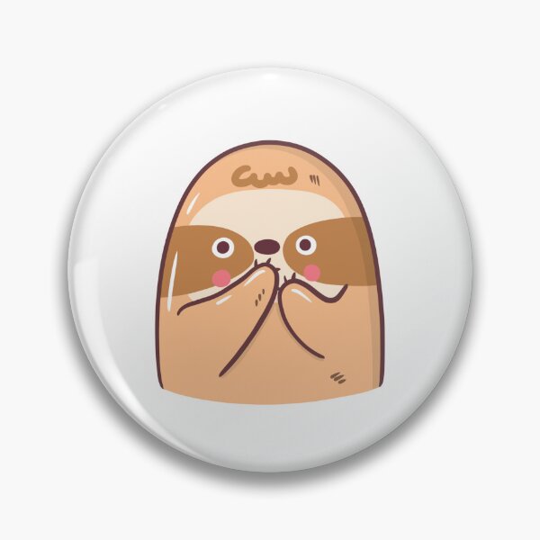 Item preview, Funny Surprised Sloth  designed and sold by ZayamiArt.