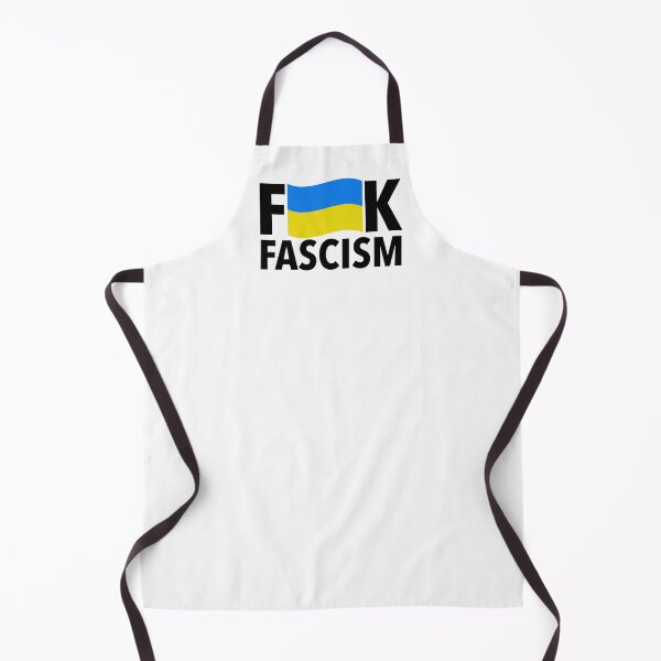 Item preview, F Fascism - Censored with Ukrainian Flag (curved) designed and sold by Thelittlelord.