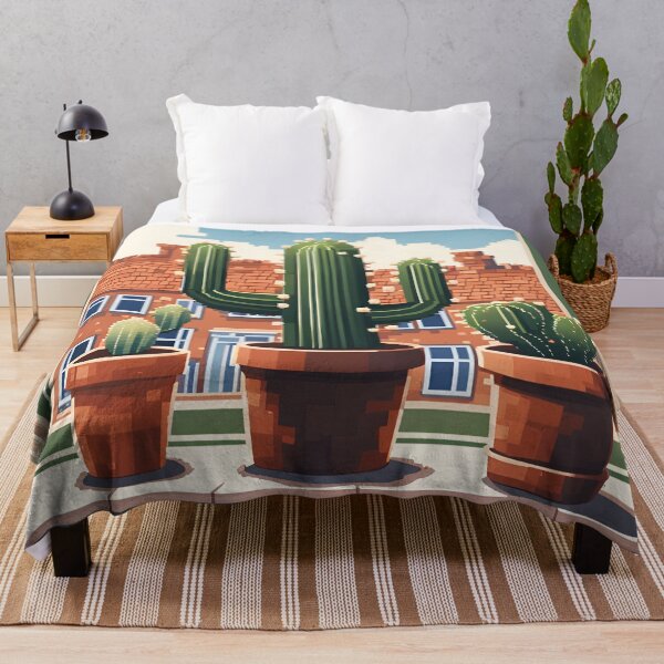 Item preview, Cactus en maceta designed and sold by VeiledVision.