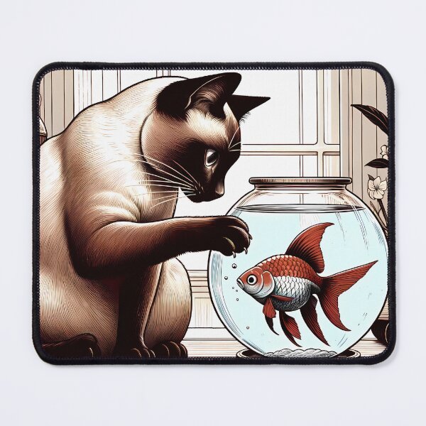 Item preview, Curiosity Meets Goldfish designed and sold by Felix Tanner.