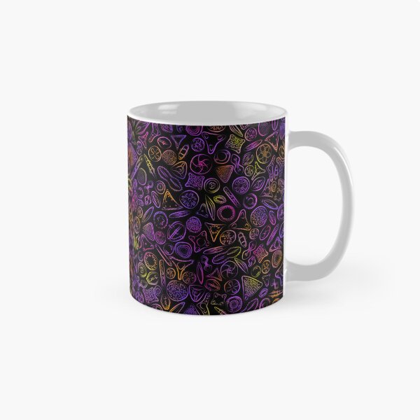 Item preview, Diatoms in Purple Gold and Orange designed and sold by Squilla Design Studio.