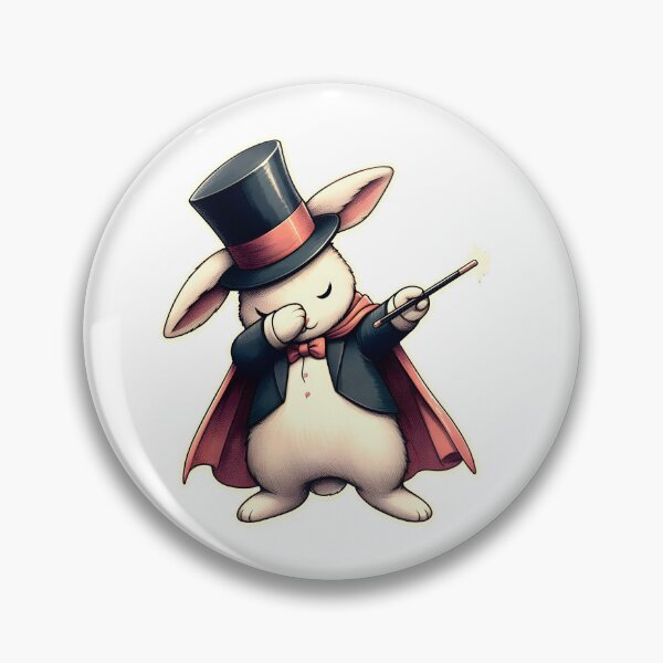 Item preview,  Dabbing bunny magician rabbit  designed and sold by Animalpetslover.