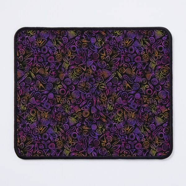 Item preview, Diatoms in Purple Gold and Orange designed and sold by Squilla Design Studio.