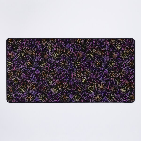 Item preview, Diatoms in Purple Gold and Orange designed and sold by Squilla Design Studio.