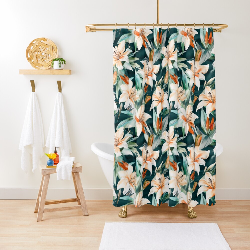 Item preview, Shower Curtain designed and sold by PrettyPatternss.