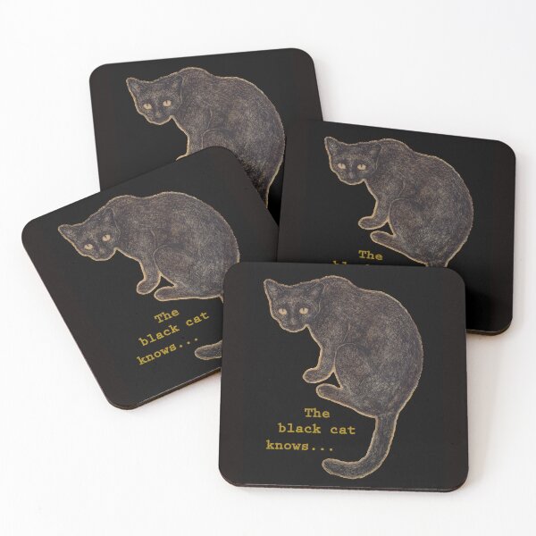 Item preview, The black cat knows designed and sold by alczar.