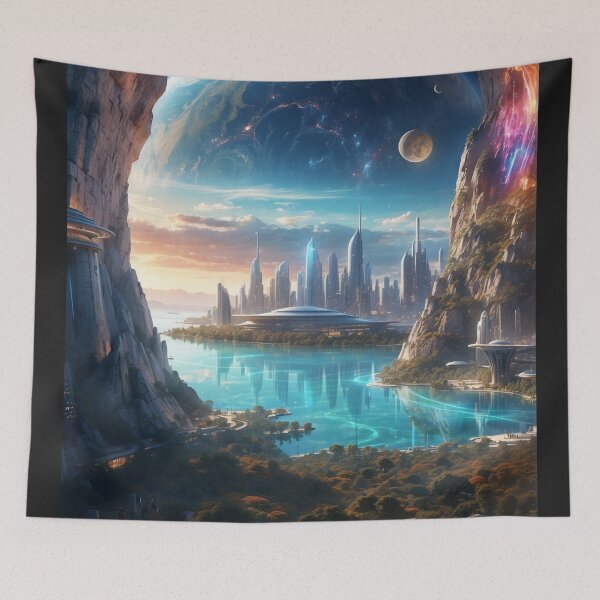 Item preview, A Whispering Encounter: The Iridescent Beauty of Earth's Secret Realm designed and sold by AdesignTEE.