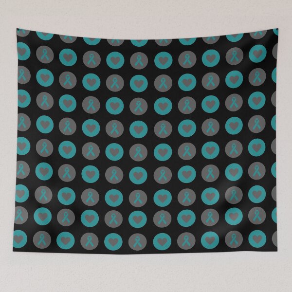 Item preview, Long Covid Pattern - grey Blue designed and sold by SadTea-Longhaul.